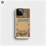 Calendar December meets the moon - Theo van Hoytema Phone Case.