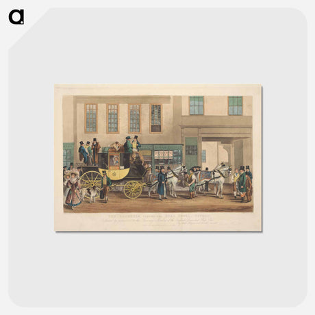 アートポストカード-Coaching: The Blenheim, Leaving the Star Hotel, Oxford
 - イェール大学アートギャラリー Postcard.