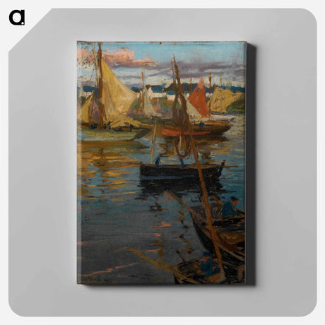 アートパネル-An Evening Glow with a Rose Trail in the Shadow
 - バーンズ・コレクション Canvas.
