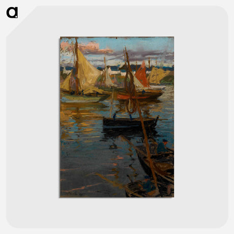 アートポストカード-An Evening Glow with a Rose Trail in the Shadow
 - バーンズ・コレクション Postcard.