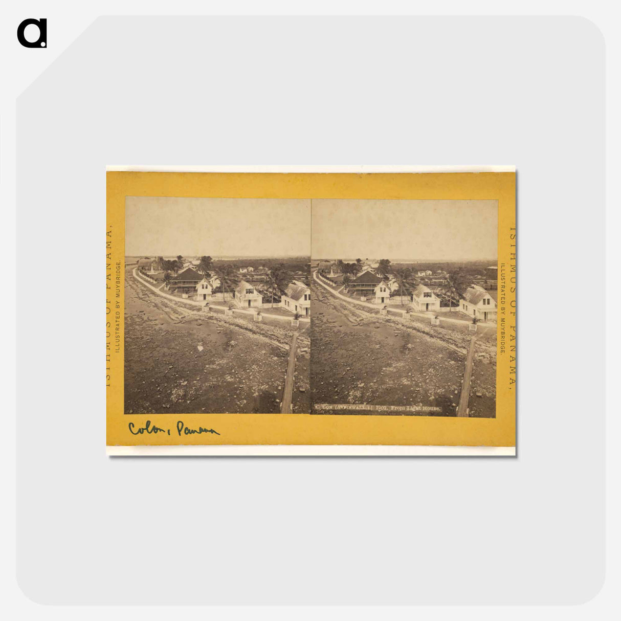 アートポストカード-Colon (Aspinwall.) From Light House
 - エドワード マイブリッジ Postcard.