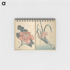 アートメモ帳-Picture Book with Mixed Verses on Jōruri (Puppet Theater) - 葛飾 北斎 Memo.