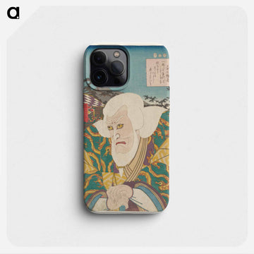 Portrait of an Old Man with Yellow Cord
 - 歌川 国貞 Phone Case.