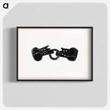 アートポスター-Handcuffs Illustration
 - 大英図書館 Poster.