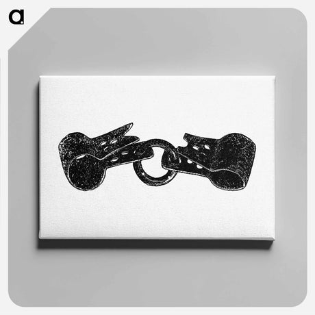 アートパネル-Handcuffs Illustration
 - 大英図書館 Canvas.