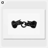 アートポスター-Handcuffs Illustration
 - 大英図書館 Poster.
