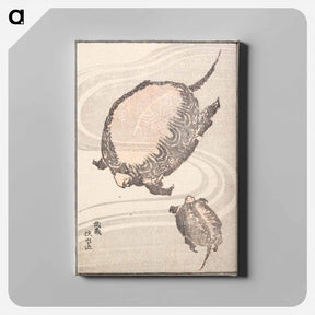 アートパネル-Sayama-ga-ike Pond in Musashi Province - 葛飾 北斎 Canvas.