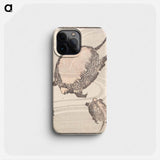 Sayama-ga-ike Pond in Musashi Province - 葛飾 北斎 Phone Case.