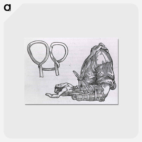 アートポストカード-Orthopedic Apparatus for Arm with Wooden Support
 - 国立医学図書館 Postcard.