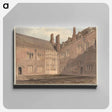 アートパネル-View in the Court of Compton Winyate, Warwickshire
 - イェール大学アートギャラリー Canvas.