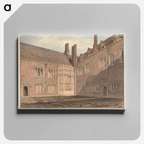 アートパネル-View in the Court of Compton Winyate, Warwickshire
 - イェール大学アートギャラリー Canvas.