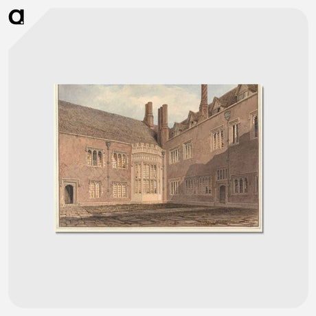 アートポストカード-View in the Court of Compton Winyate, Warwickshire
 - イェール大学アートギャラリー Postcard.