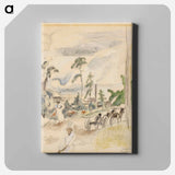 アートパネル-Landscape with Figures, Miami
 - バーンズ・コレクション Canvas.