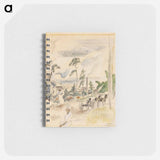 アートメモ帳-Landscape with Figures, Miami
 - バーンズ・コレクション Memo.