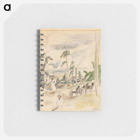 アートメモ帳-Landscape with Figures, Miami
 - バーンズ・コレクション Memo.