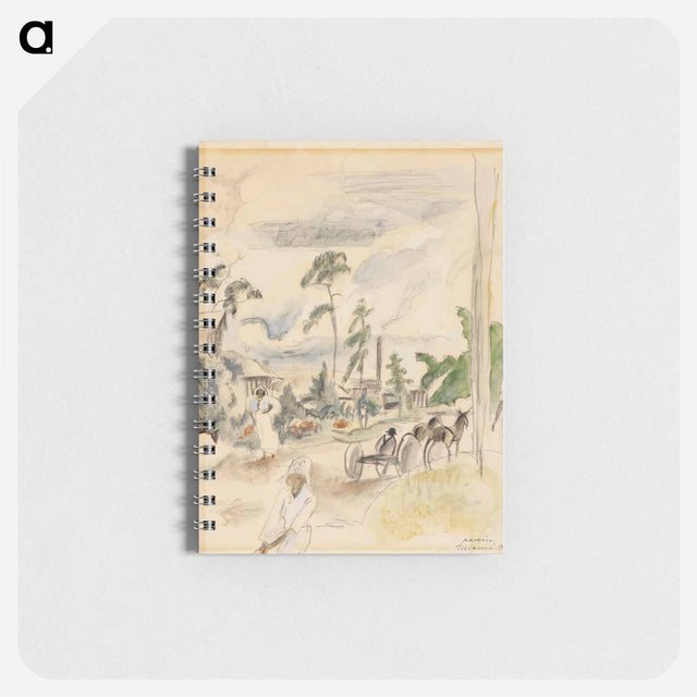 アートメモ帳-Landscape with Figures, Miami
 - バーンズ・コレクション Memo.