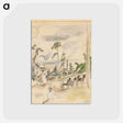 アートポストカード-Landscape with Figures, Miami
 - バーンズ・コレクション Postcard.