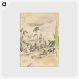 アートポストカード-Landscape with Figures, Miami
 - バーンズ・コレクション Postcard.