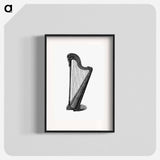 アートポスター-Harp Engraving
 - 大英図書館 Poster.