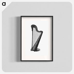 アートポスター-Harp Engraving
 - 大英図書館 Poster.