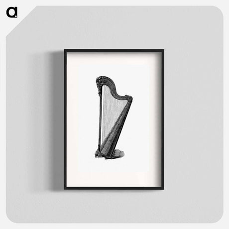 アートポスター-Harp Engraving
 - 大英図書館 Poster.