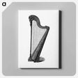 アートパネル-Harp Engraving
 - 大英図書館 Canvas.