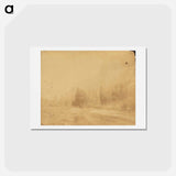アートポストカード-Valley of the Yosemite. From Sandy Flat.
 - エドワード マイブリッジ Postcard.