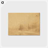 アートポストカード-Valley of the Yosemite. From Sandy Flat.
 - エドワード マイブリッジ Postcard.