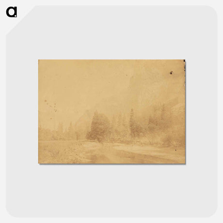 アートポストカード-Valley of the Yosemite. From Sandy Flat.
 - エドワード マイブリッジ Postcard.
