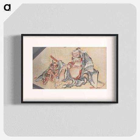 アートポスター-Katsushika Hokusai’s Album of Sketches - 葛飾 北斎 Poster.