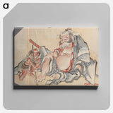 アートパネル-Katsushika Hokusai’s Album of Sketches - 葛飾 北斎 Canvas.