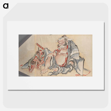 アートポスター-Katsushika Hokusai’s Album of Sketches - 葛飾 北斎 Poster.