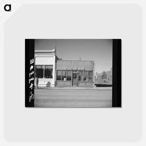アートポストカード-Post Office, Des Lacs
 - ラッセル リー Postcard.