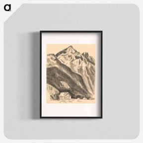 アートポスター-Mountain landscape (Garmisch-Partenkirchen)
 - イェール大学アートギャラリー Poster.