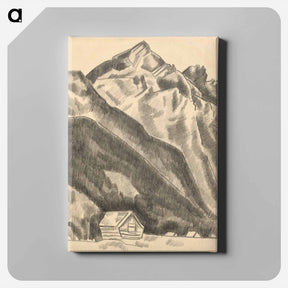アートパネル-Mountain landscape (Garmisch-Partenkirchen)
 - イェール大学アートギャラリー Canvas.