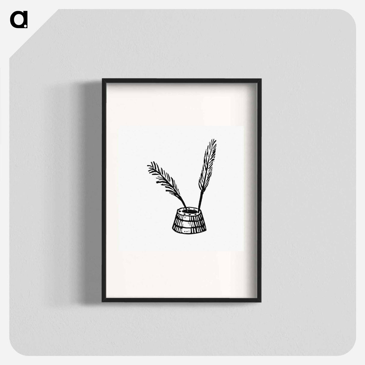 アートポスター-Victorian Quill Pen Engraving
 - 大英図書館 Poster.
