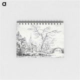 アートメモ帳-Winter Landscape with Skater
 - クリーブランド美術館 Memo.
