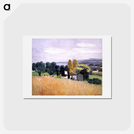 アートポストカード-Autumn in Cagnes - アンリ マティス Postcard.