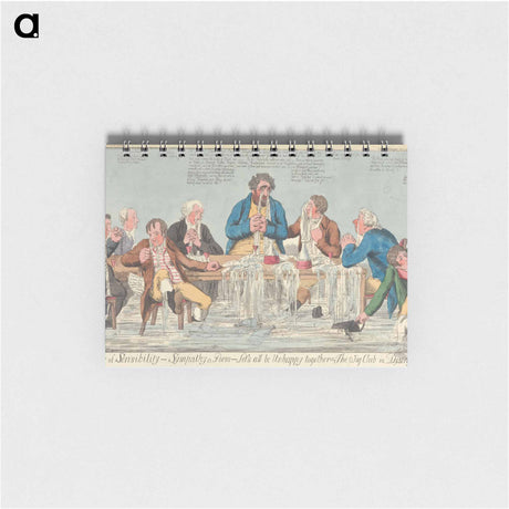 アートメモ帳-Tears of Sensibility - Sympathy a Poem - Let's All be Unhappy Together - i.e. - The Wig Club in Distress etc. etc.
 - イェール大学アートギャラリー Memo.