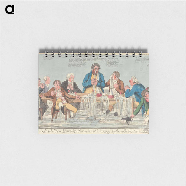 アートメモ帳-Tears of Sensibility - Sympathy a Poem - Let's All be Unhappy Together - i.e. - The Wig Club in Distress etc. etc.
 - イェール大学アートギャラリー Memo.