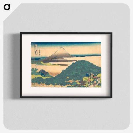 アートポスター-Cushion Pine at Aoyama - 葛飾 北斎 Poster.