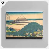 アートパネル-Cushion Pine at Aoyama - 葛飾 北斎 Canvas.