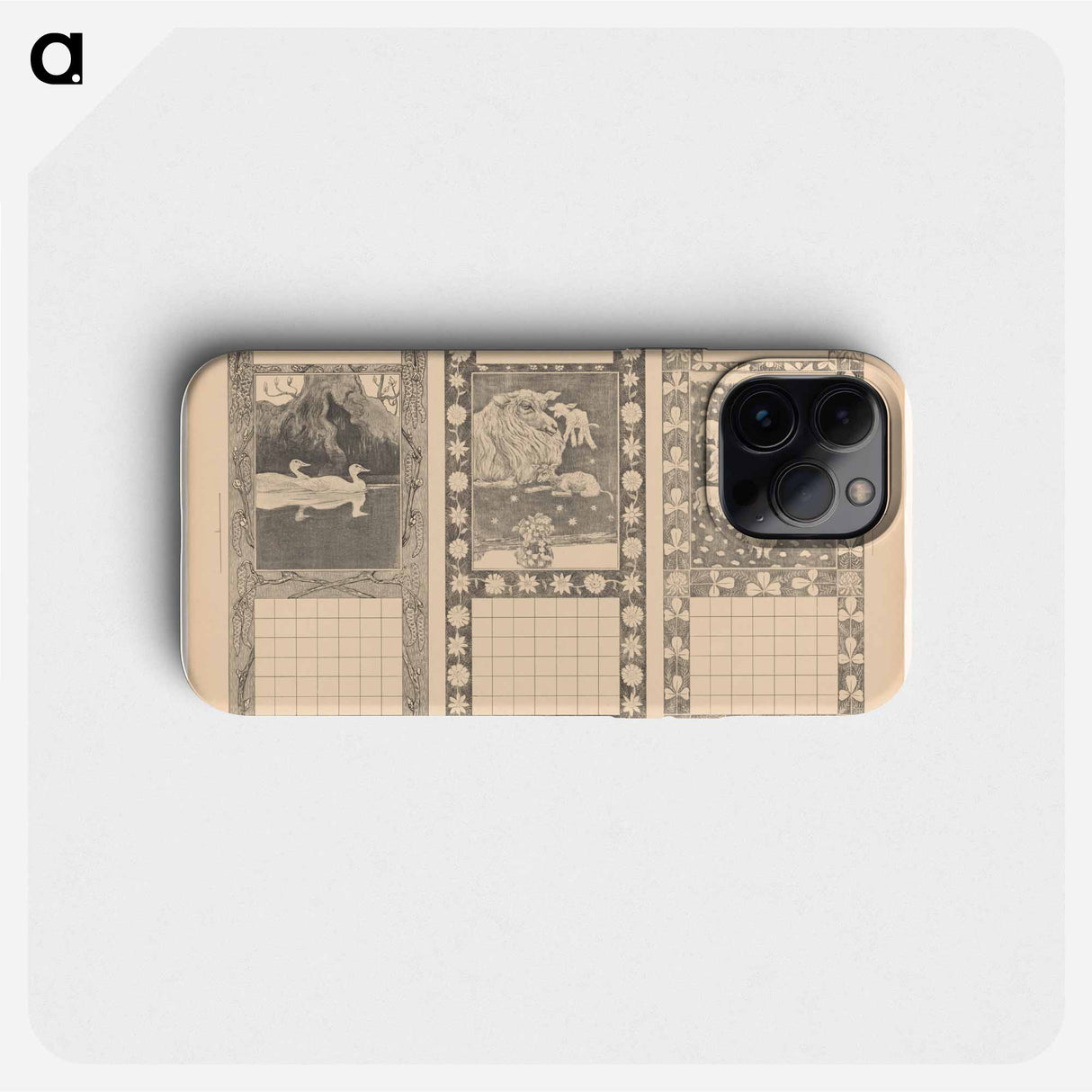 Kalenders voor februari, maart en april 1904 - テオ ヴァン ホイテマ Phone Case.