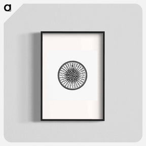 アートポスター-Victorian Compass Engraving
 - 大英図書館 Poster.