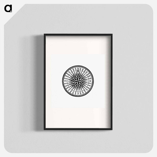 アートポスター-Victorian Compass Engraving
 - 大英図書館 Poster.
