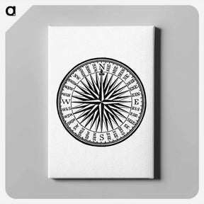アートパネル-Victorian Compass Engraving
 - 大英図書館 Canvas.