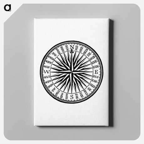 アートパネル-Victorian Compass Engraving
 - 大英図書館 Canvas.