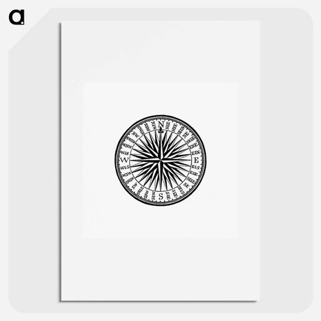 アートポスター-Victorian Compass Engraving
 - 大英図書館 Poster.