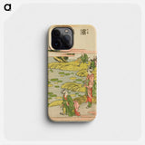 Hokusai's The Fifty-three Stations of the Tōkaidō - 葛飾 北斎 Phone Case.