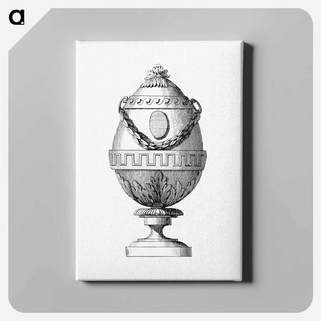 アートパネル-Fabergé Egg, British Library
 - 大英図書館 Canvas.
